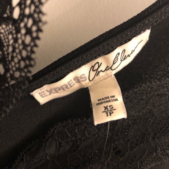 EXPRESS Dressy one eleven black jumper - Picture 2 of 5